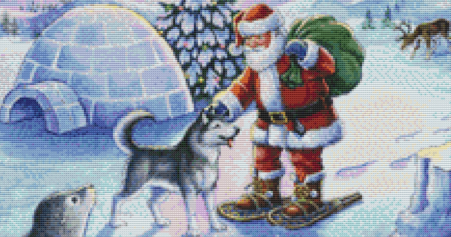 Arctic Friends Christmas cross stitch pattern by Rose Mary Berlin/Ansada Licensing Group, LLC
