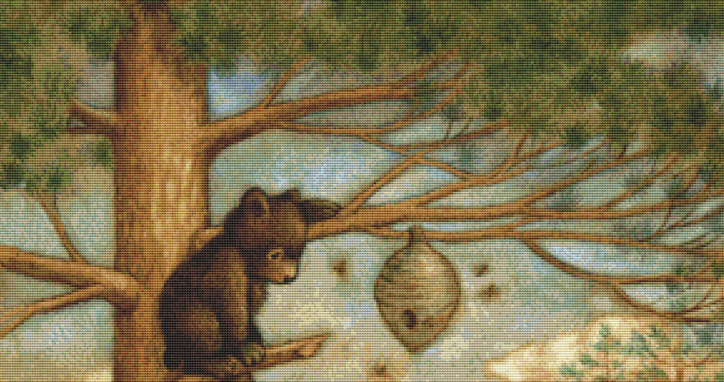 Bear Family cross stitch pattern by Rose Mary Berlin/Ansada Licensing Group, LLC