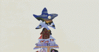 Christmas Tree counted cross stitch pattern by Heronim/Ansada Art Licensing Group, LLC