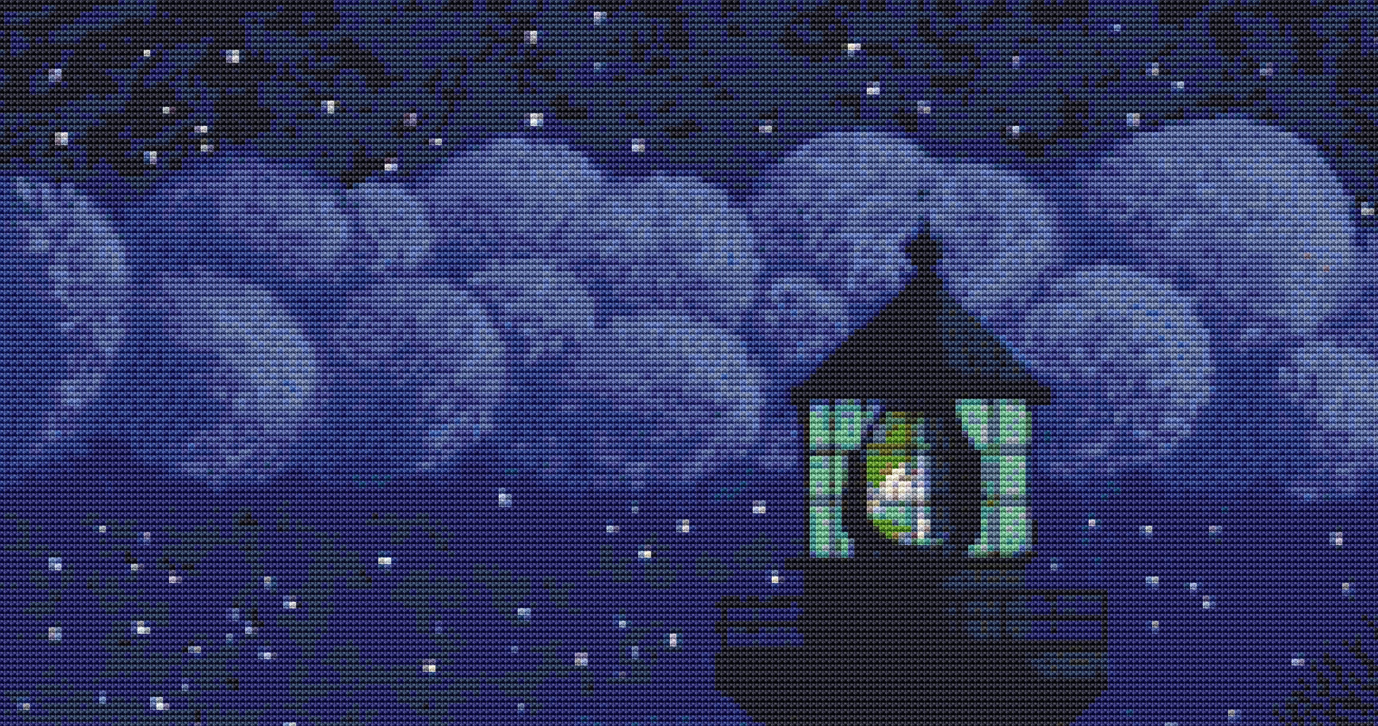 At the Light Before Christmas cross stitch pattern by Heronim/Ansada Art Licensing Group, LLC