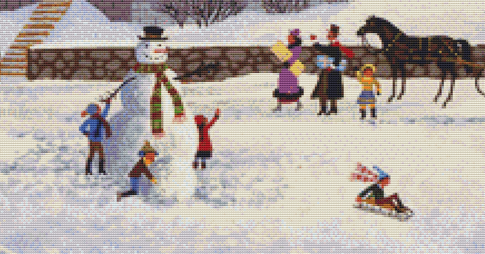 At the Light Before Christmas cross stitch pattern by Heronim/Ansada Art Licensing Group, LLC