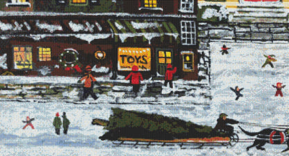 Old Boston cross stitch pattern by Patrick Gauthier