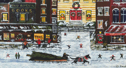 Old Boston cross stitch pattern by Patrick Gauthier
