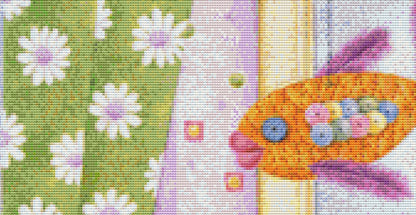 Curious Kitten cross stitch pattern by Anne Mortimer/Porterfields Fine Art Licensing