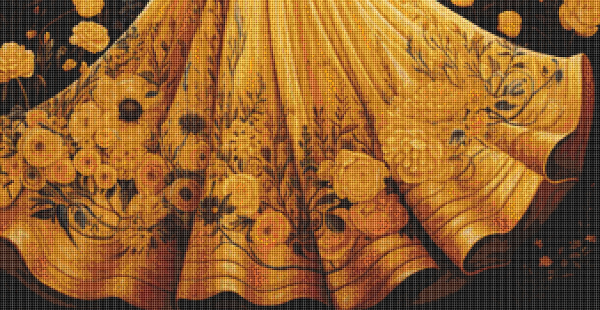 Woman in a Yellow Dress cross stitch pattern by Eder Jose Rosa