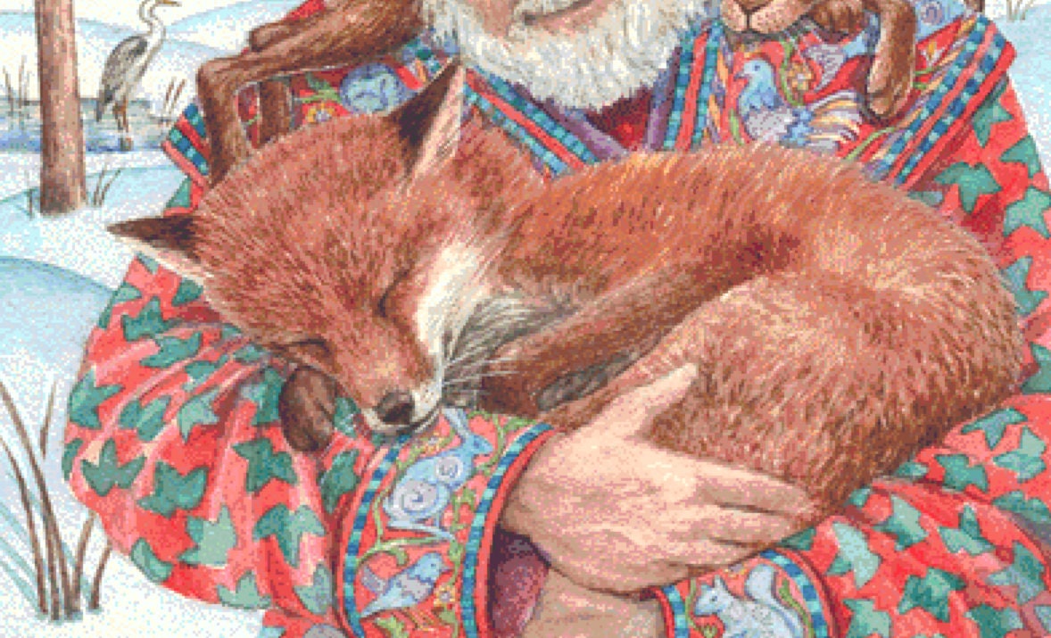 The Storyteller cross stitch pattern by Wendy Andrew of PaintingDreams