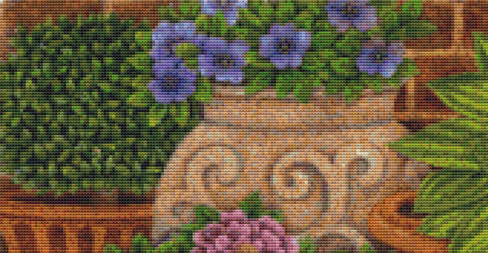 Just the Right Size cross stitch pattern by Anne Mortimer/Porterfields Fine Art Licensing