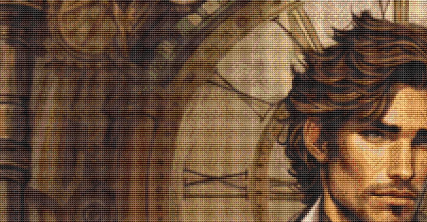 Steampunk Man 1 cross stitch pattern by SphinxDesignStudio