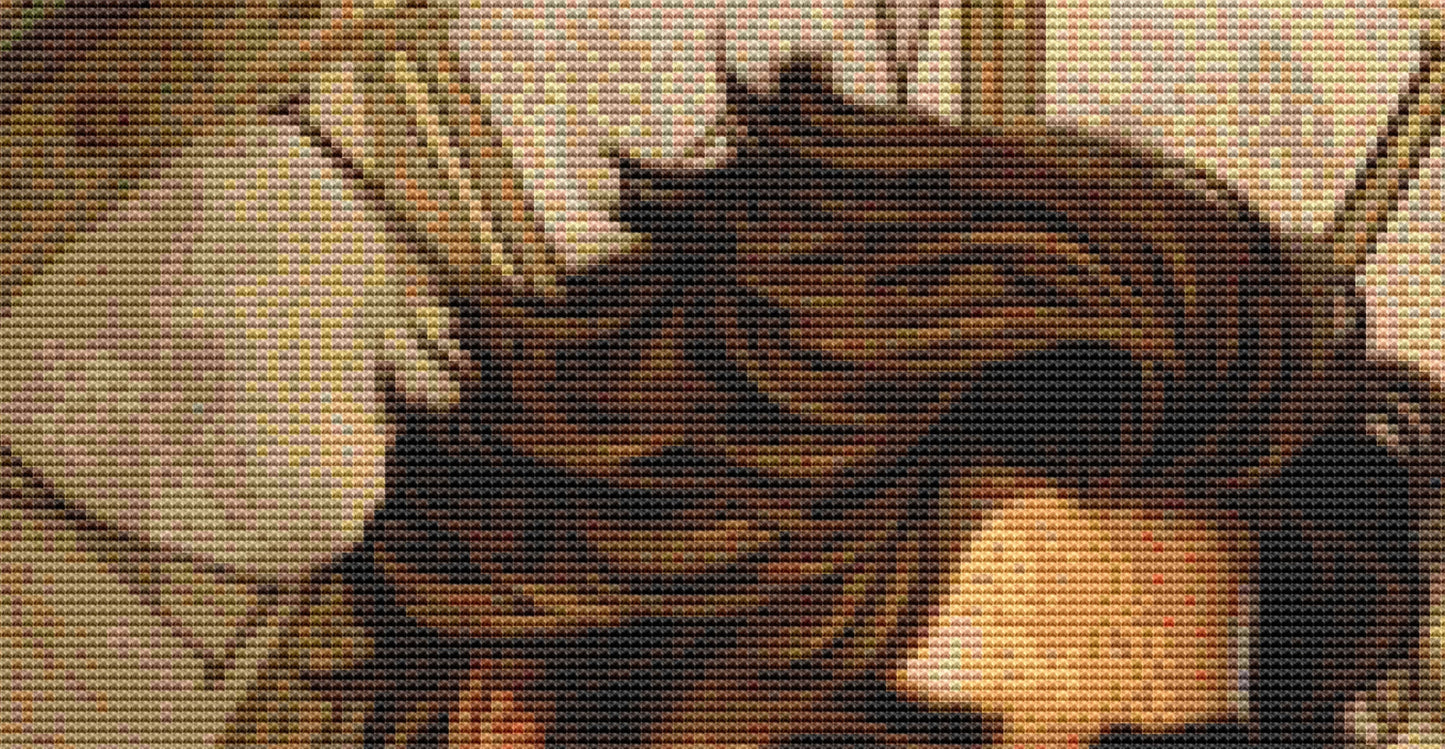 Steampunk Man 1 cross stitch pattern by SphinxDesignStudio
