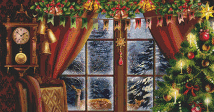 Christmas Memories cross stitch pattern by Tom Wood/Porterfields Fine Art Licensing