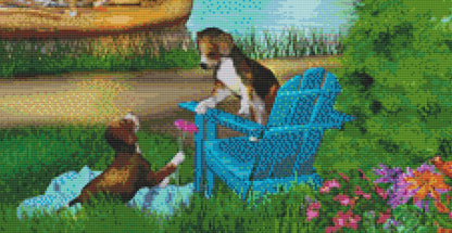 By The Shore cross stitch pattern by Caplyn Dor/Porterfields Fine Art Licensing
