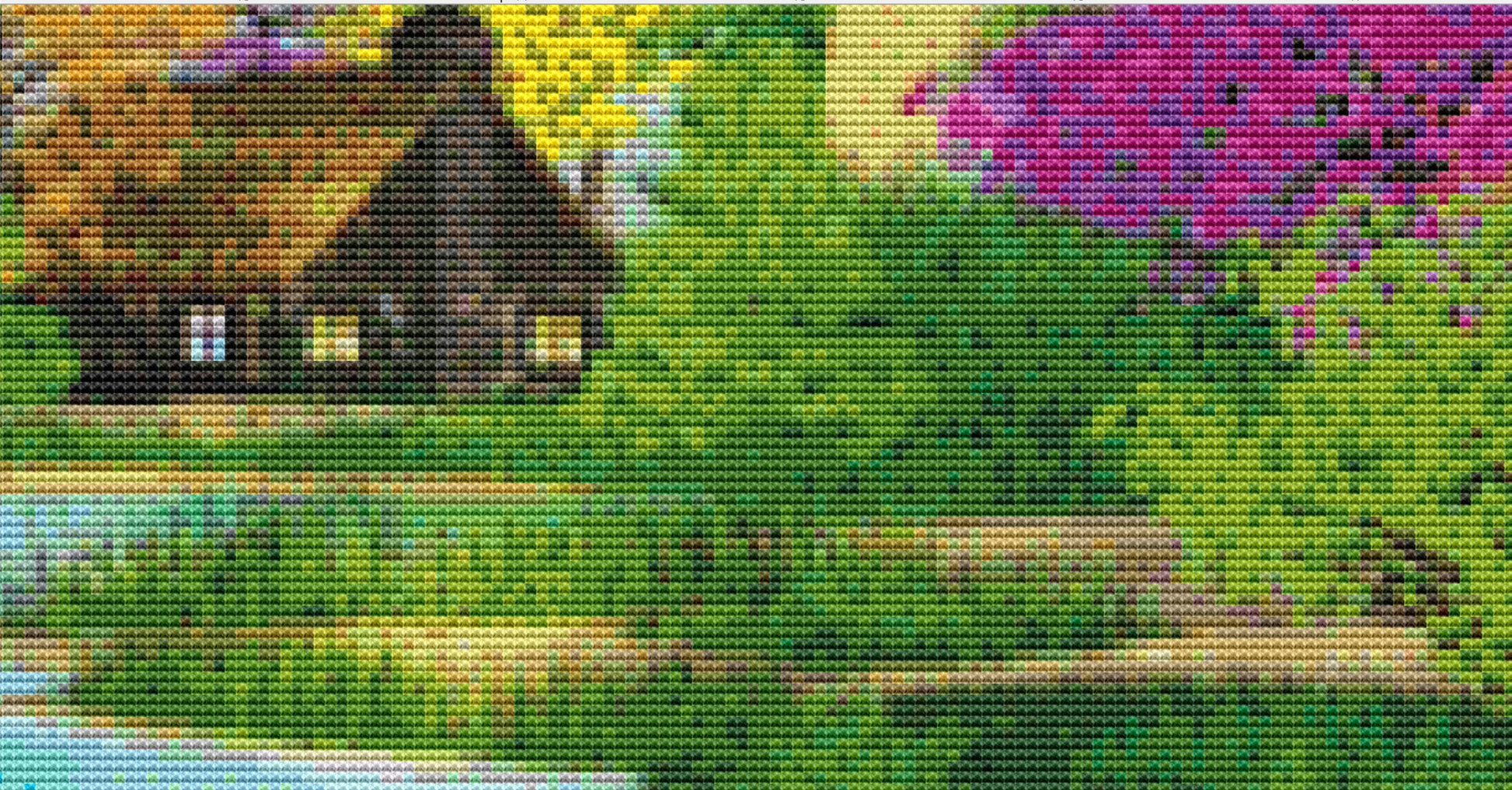 By The Shore cross stitch pattern by Caplyn Dor/Porterfields Fine Art Licensing