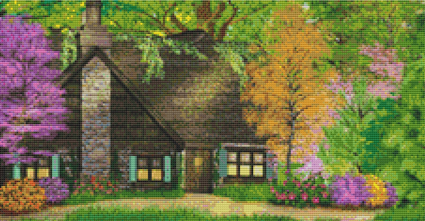 By The Shore cross stitch pattern by Caplyn Dor/Porterfields Fine Art Licensing