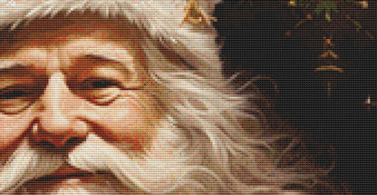 Santa cross stitch pattern by UniquelyMadeWallArt