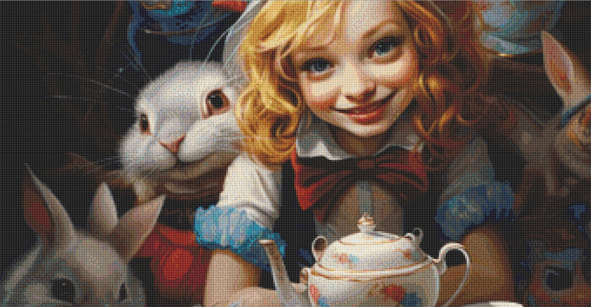 Alice in Wonderland cross stitch pattern by SphinxDesignStudio
