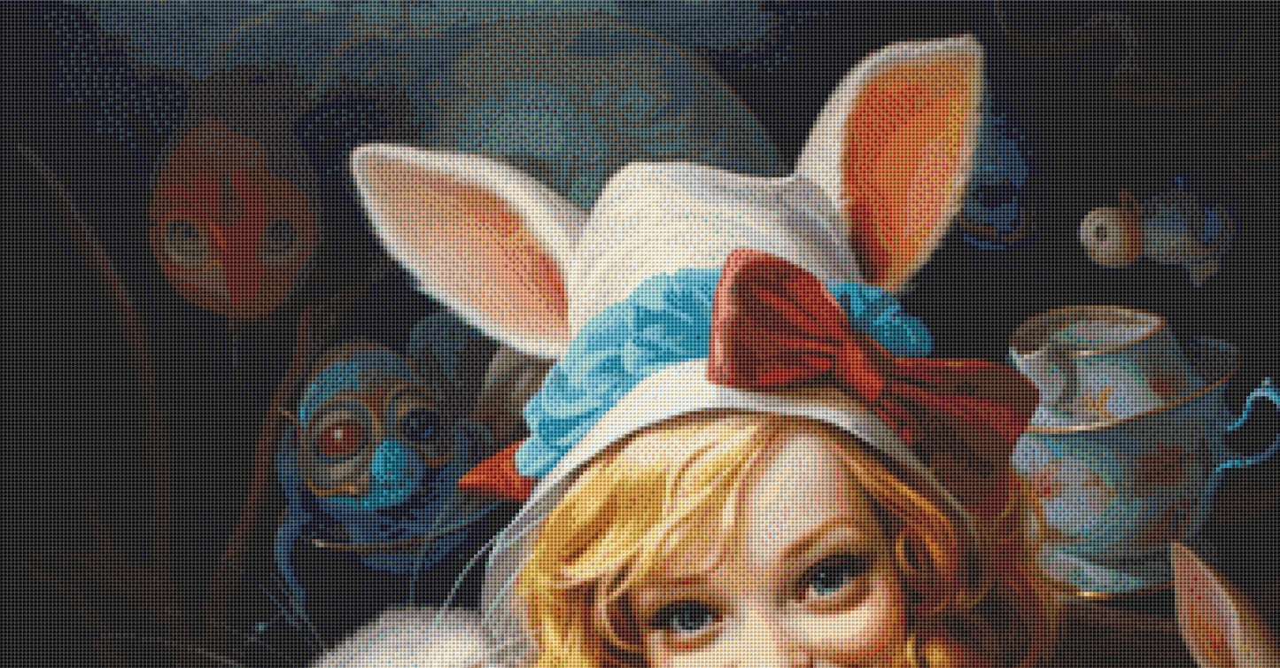 Alice in Wonderland cross stitch pattern by SphinxDesignStudio