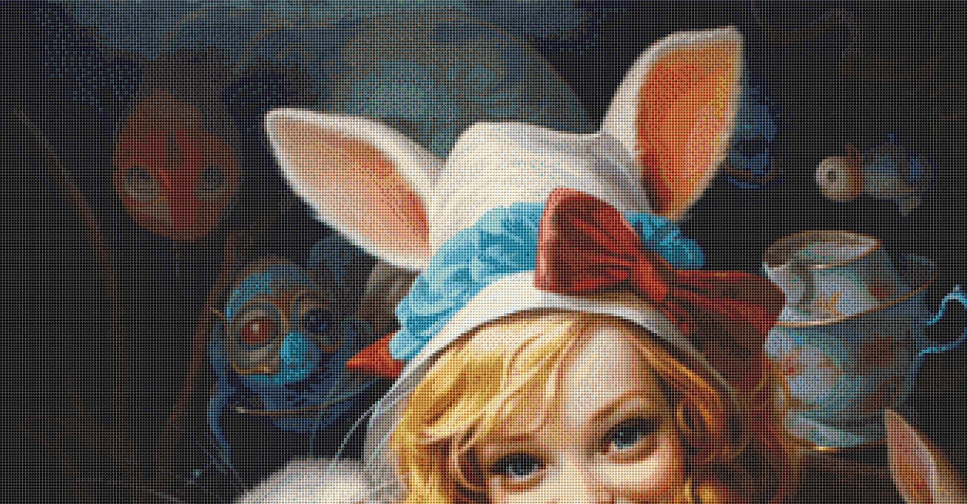 Alice in Wonderland cross stitch pattern by SphinxDesignStudio