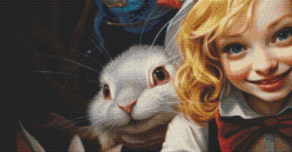 Alice in Wonderland cross stitch pattern by SphinxDesignStudio