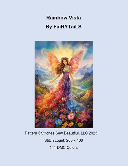 Rainbow Vista cross stitch pattern by FaiRYTaiLS