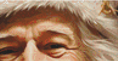 Santa cross stitch pattern by UniquelyMadeWallArt