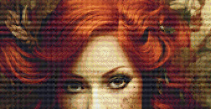 Queen of Steampunk No. 1 cross stitch pattern by MysticMoonCraftery