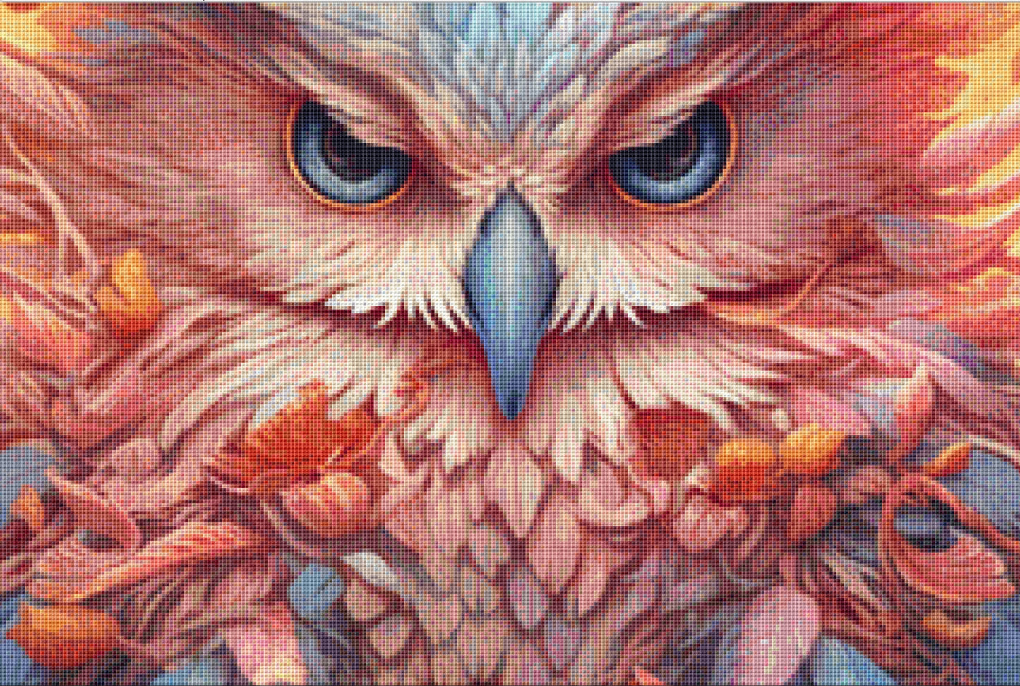 Fantasy Owl cross stitch pattern by DigitalArtClubAU