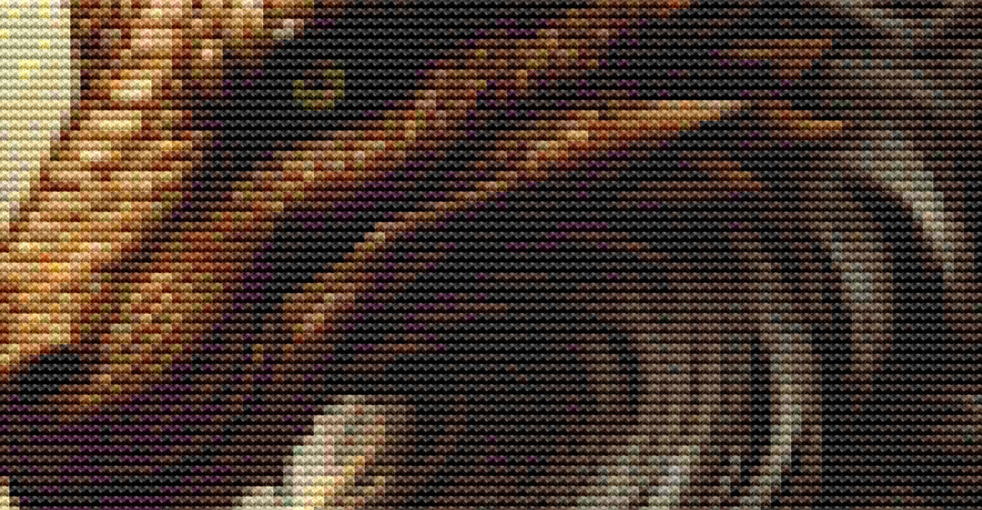 October Dragon cross stitch pattern by Serr.Kai A Quill & Ink