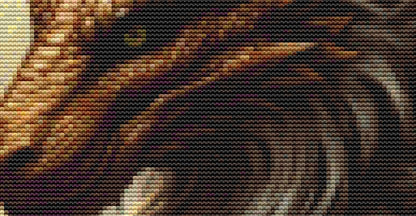 October Dragon cross stitch pattern by Serr.Kai A Quill & Ink