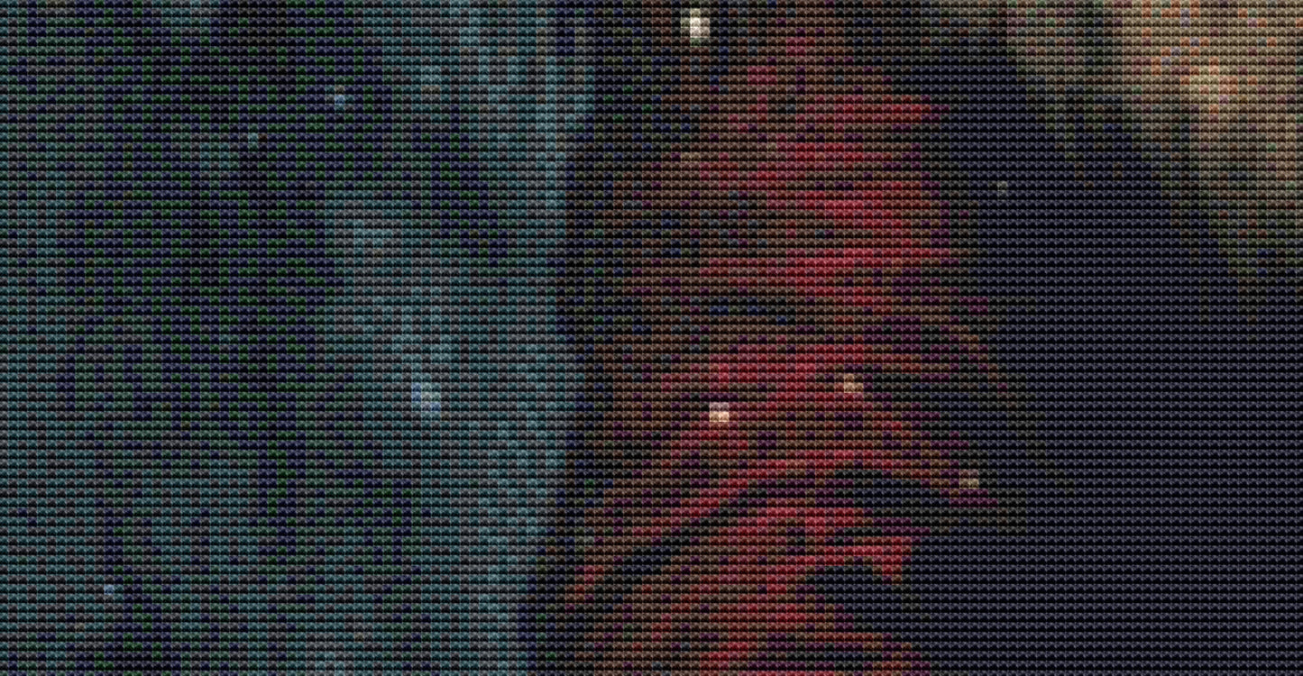 Krampus cross stitch pattern by Serr.Kai A Quill & Ink