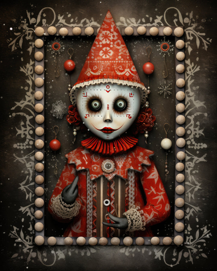 Goth Dolls Winter No. 2 cross stitch pattern by MysticMoonCraftery