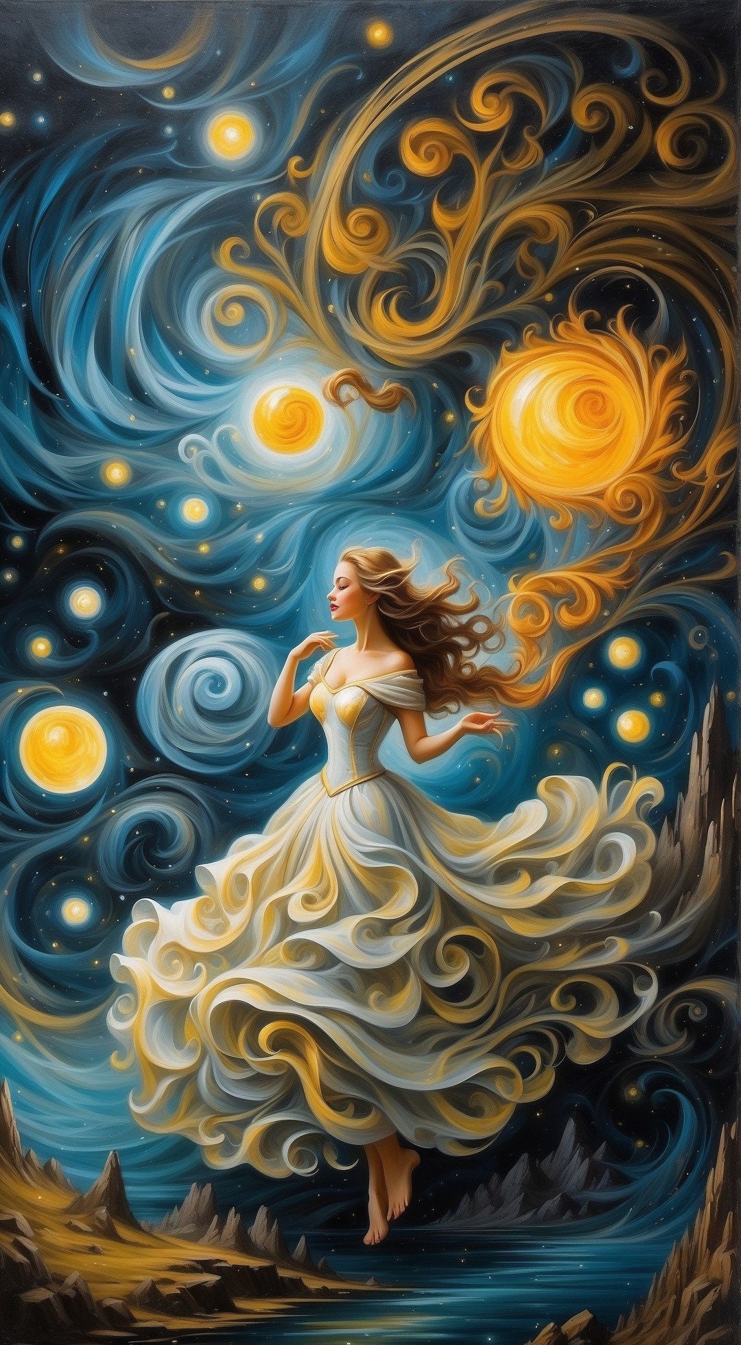 Surrealism of Beauty cross stitch pattern by Eder Jose Rosa