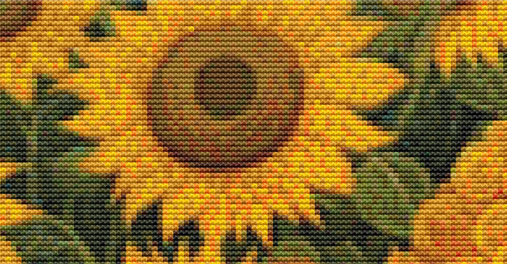 Woman in a Field of Flowers 9 cross stitch pattern by Eder Jose Rosa