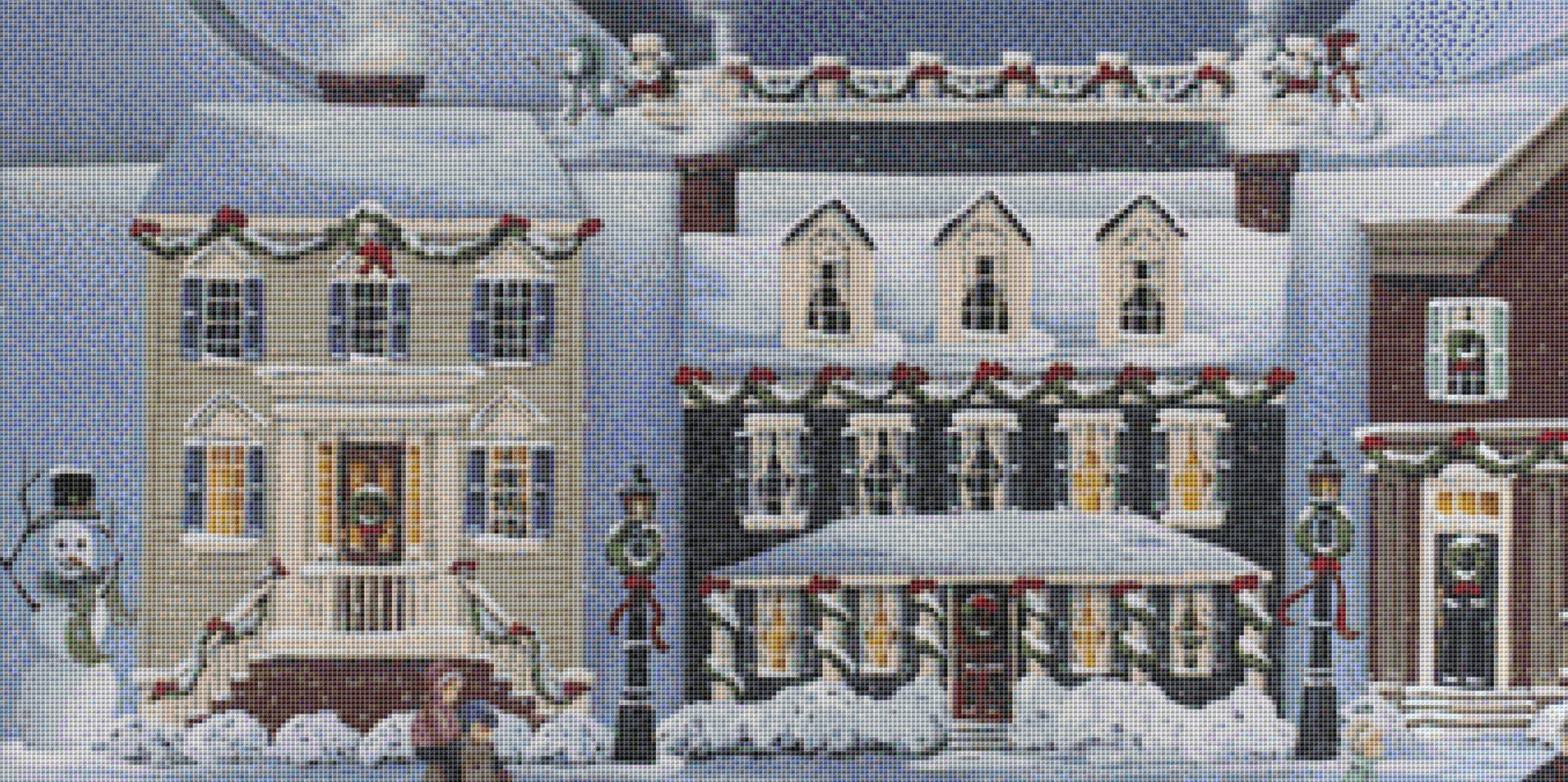 Christmas Magic counted cross stitch pattern by Catherine Holman/Ansada Art Licensing Group, LLC