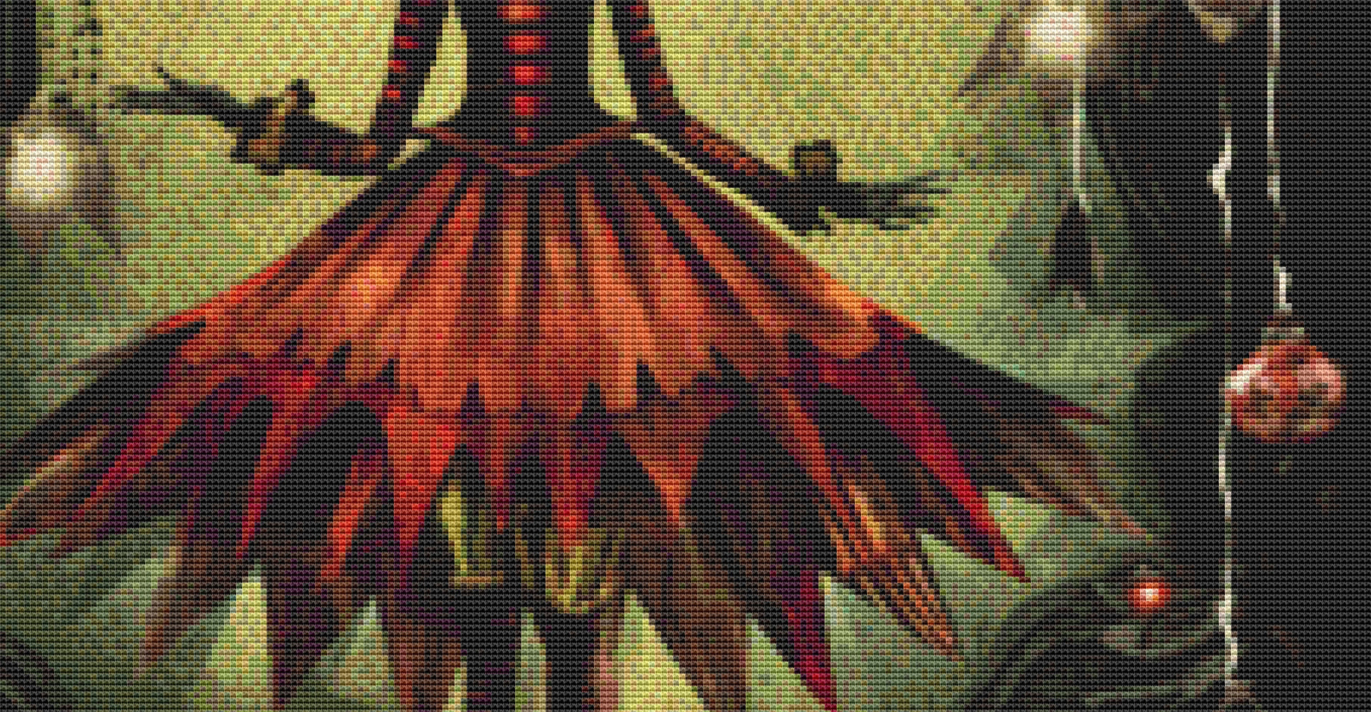 Goth Dolls Winter No. 1 cross stitch pattern by MysticMoonCraftery