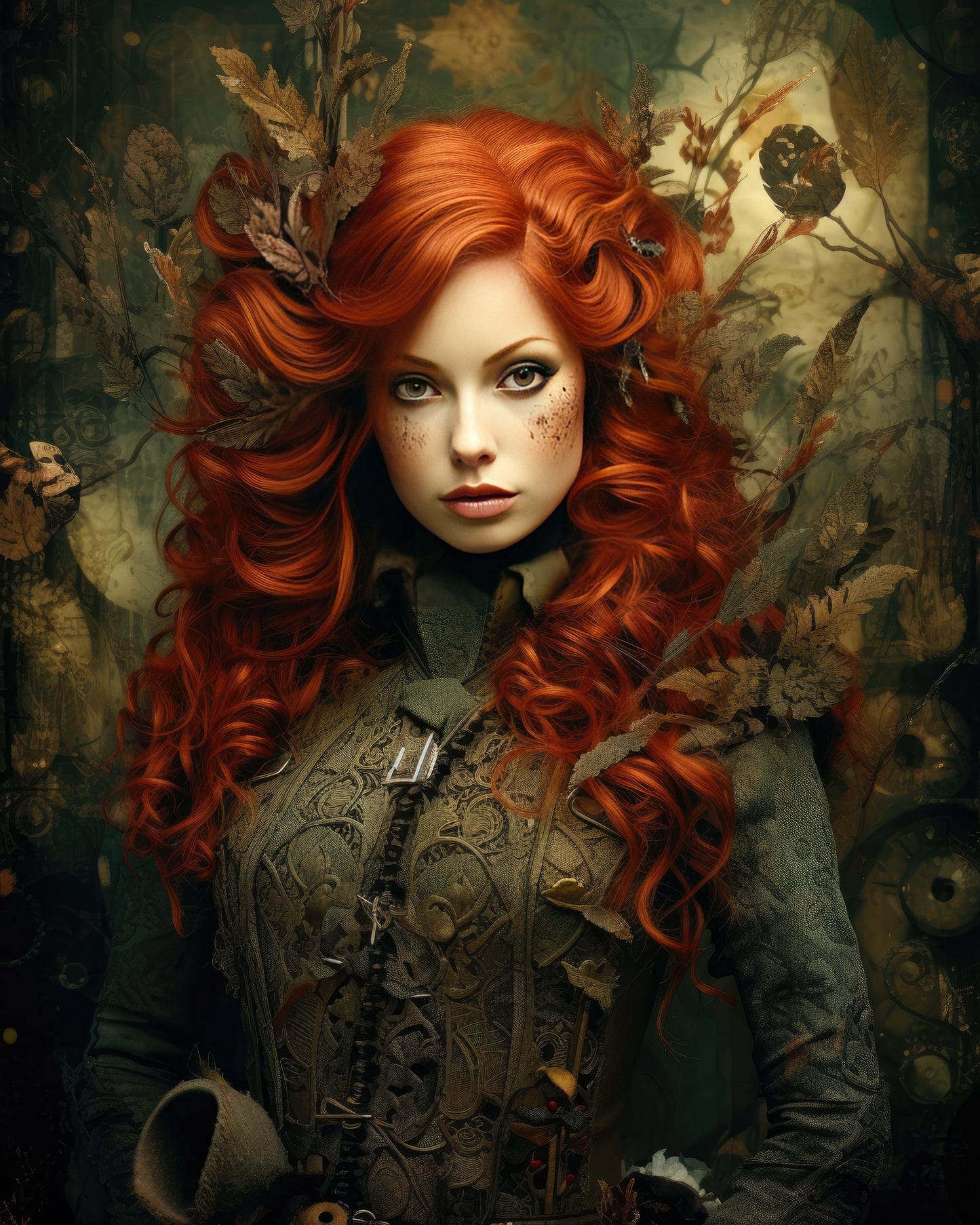 Queen of Steampunk No. 1 cross stitch pattern by MysticMoonCraftery