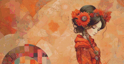 Oriental Dream cross stitch pattern by Eder Jose Rosa