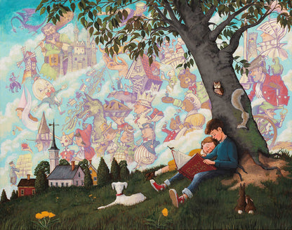 Childhood Dreams cross stitch pattern by Joseph Holodook/Porterfields Fine Art Licensing