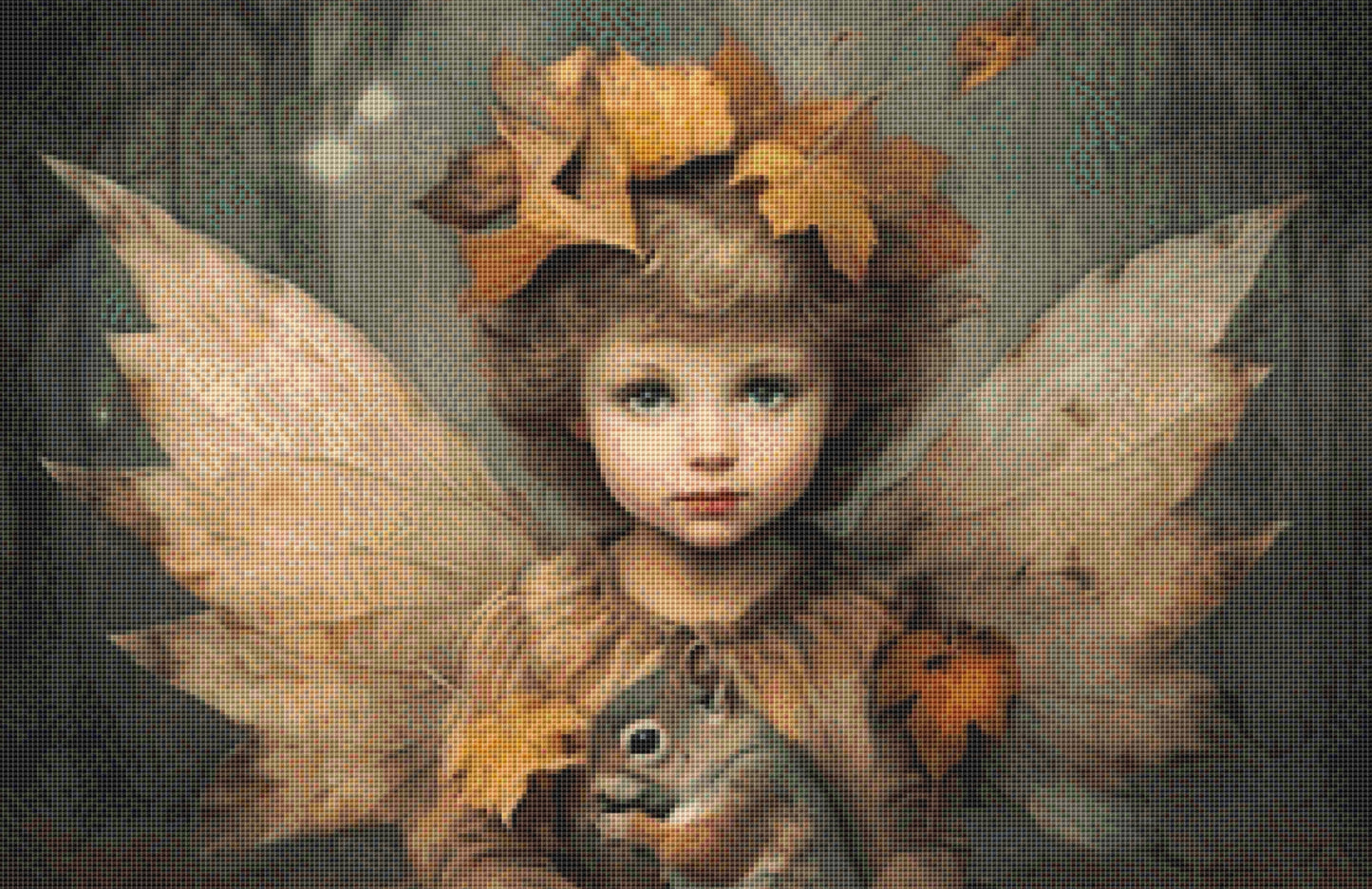 Fairy Leaves cross stitch pattern by Tammy L. Gross