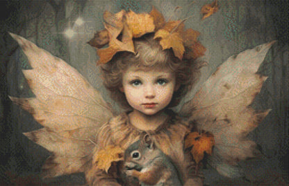 Fairy Leaves cross stitch pattern by Tammy L. Gross