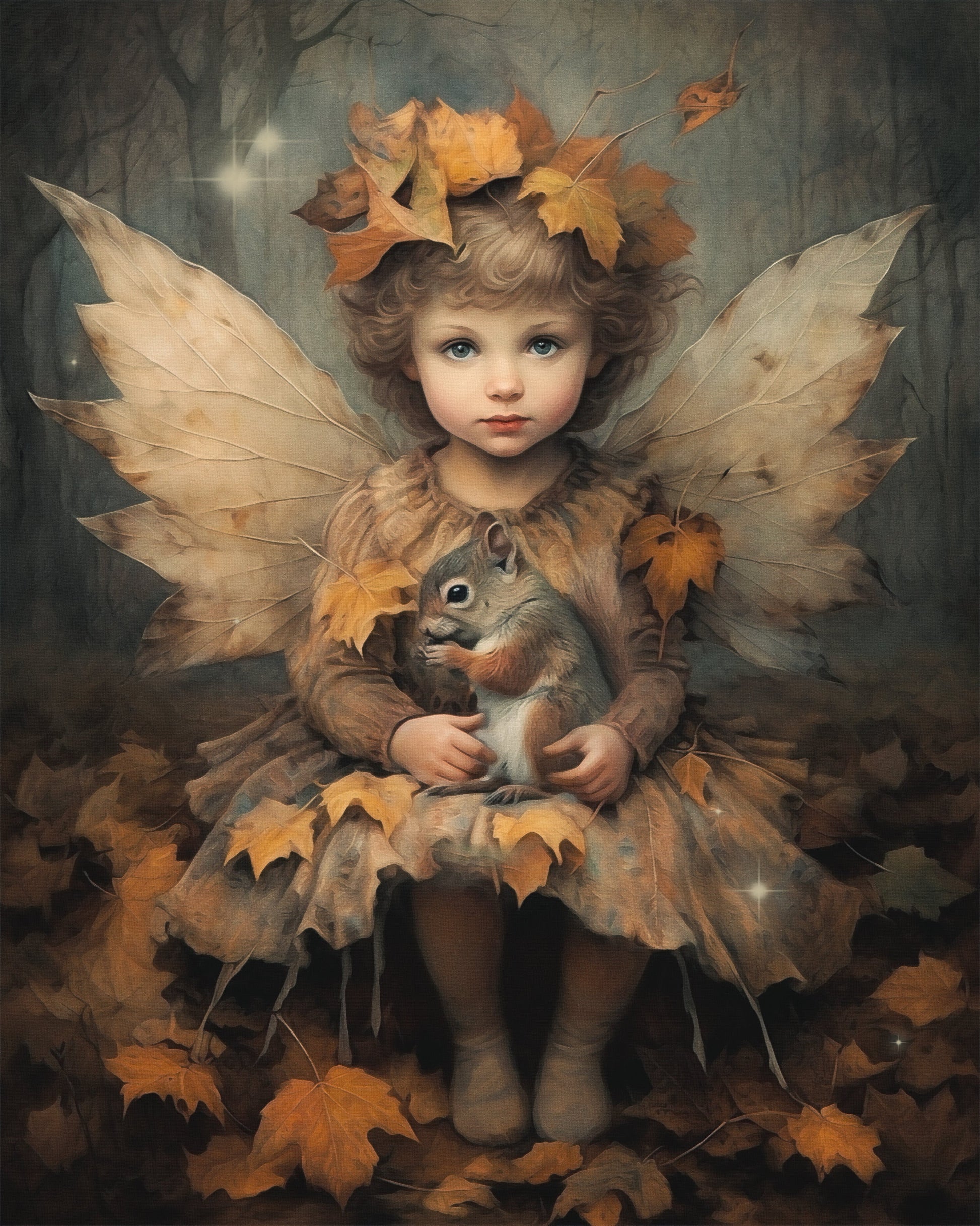 Fairy Leaves cross stitch pattern by Tammy L. Gross