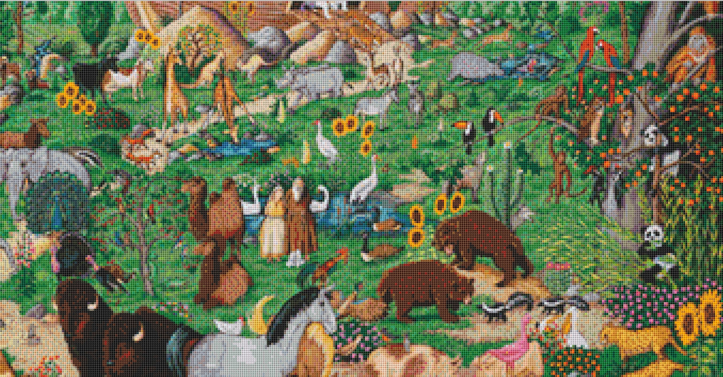 New Beginnings cross stitch pattern by Joseph Holodook/Porterfields Fine Art Licensing