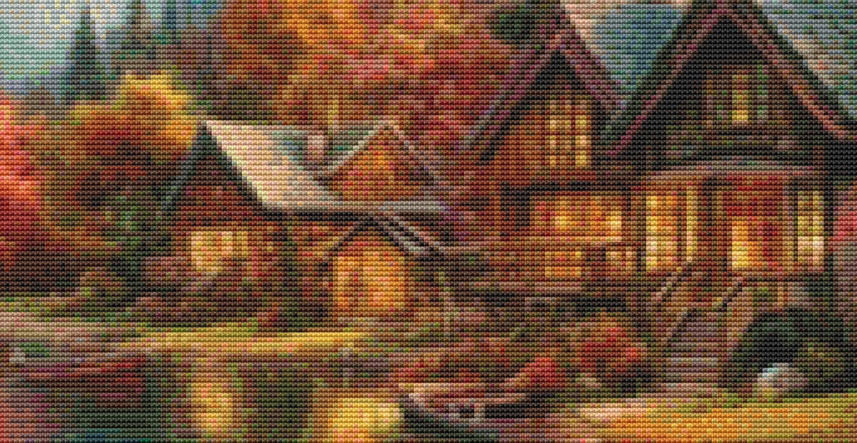 A Beautiful Place cross stitch pattern by Eder Jose Rosa