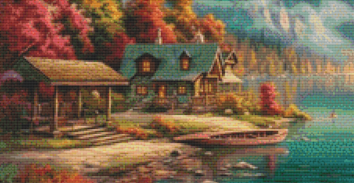 A Beautiful Place cross stitch pattern by Eder Jose Rosa