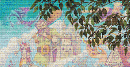 Childhood Dreams cross stitch pattern by Joseph Holodook/Porterfields Fine Art Licensing
