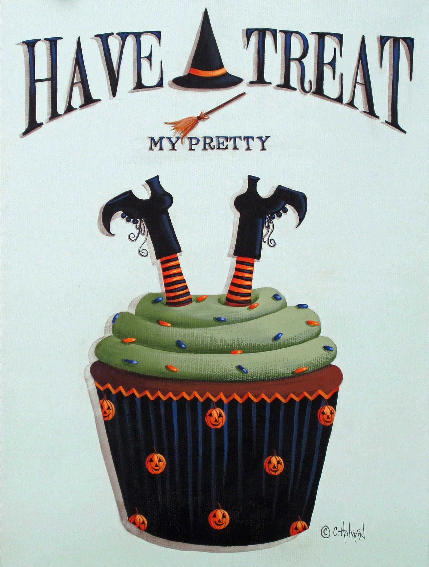 Have a Treat My Pretty cross stitch pattern by Catherine Holman/Ansada Licensing Group, LLC