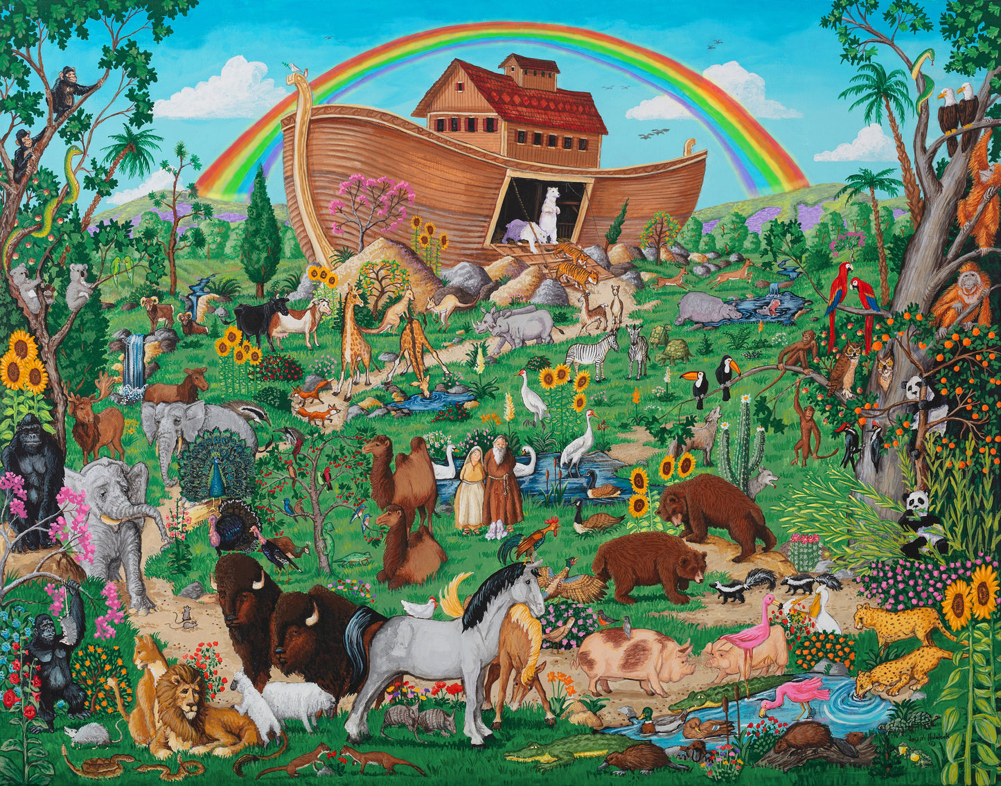 New Beginnings cross stitch pattern by Joseph Holodook/Porterfields Fine Art Licensing