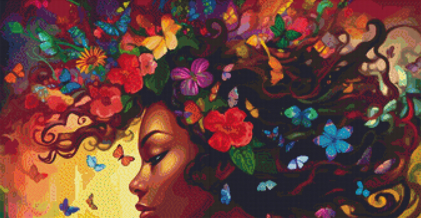 Floral Beauty 1 ©Adobe Ext. License cross stitch pattern by StitchesSewBeautiful