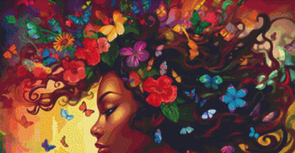 Floral Beauty 1 ©Adobe Ext. License cross stitch pattern by StitchesSewBeautiful