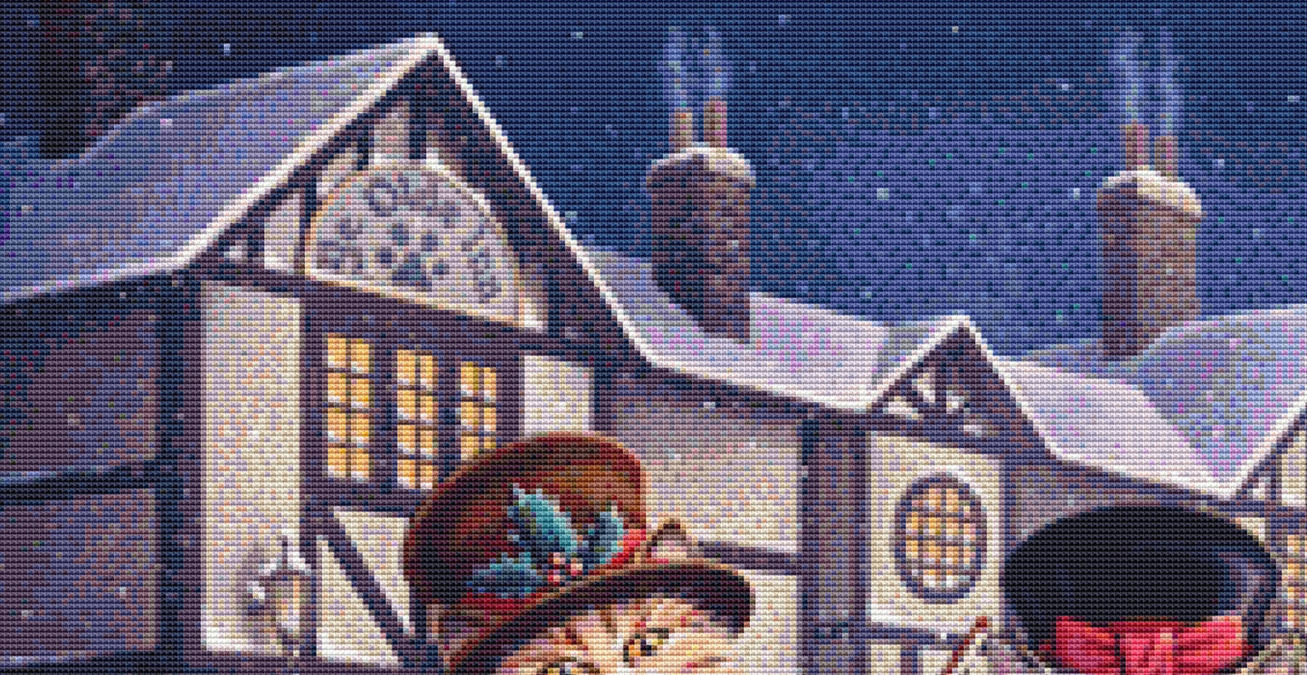 Kool Kat Carolers cross stitch pattern by Don Roth/Ansada Art Licensing Group, LLC