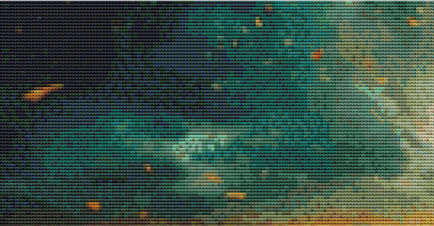 Woman in a Field of Flowers 6 cross stitch pattern by Eder Jose Rosa